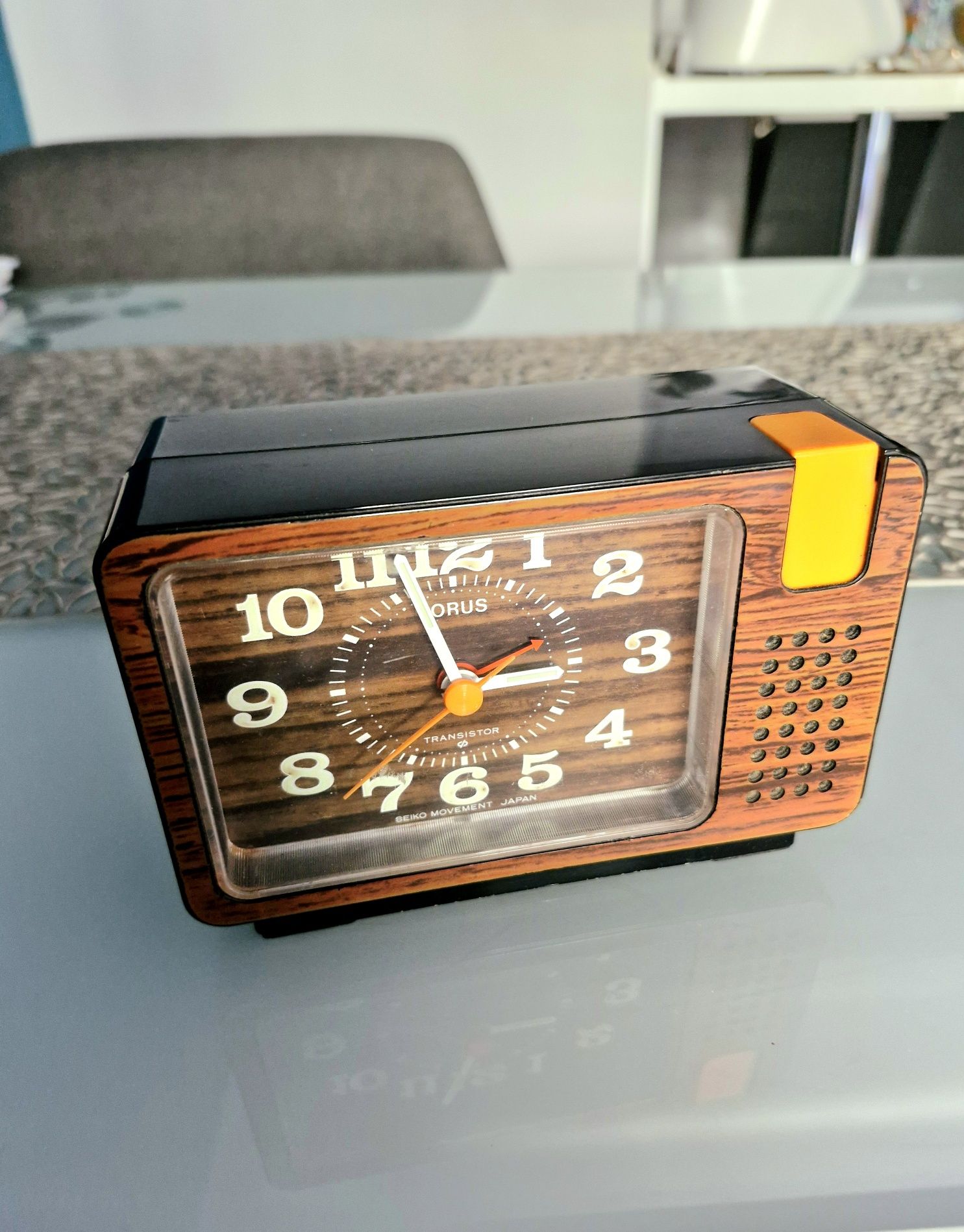 Zegar budzik Lorus Seiko lata 70te