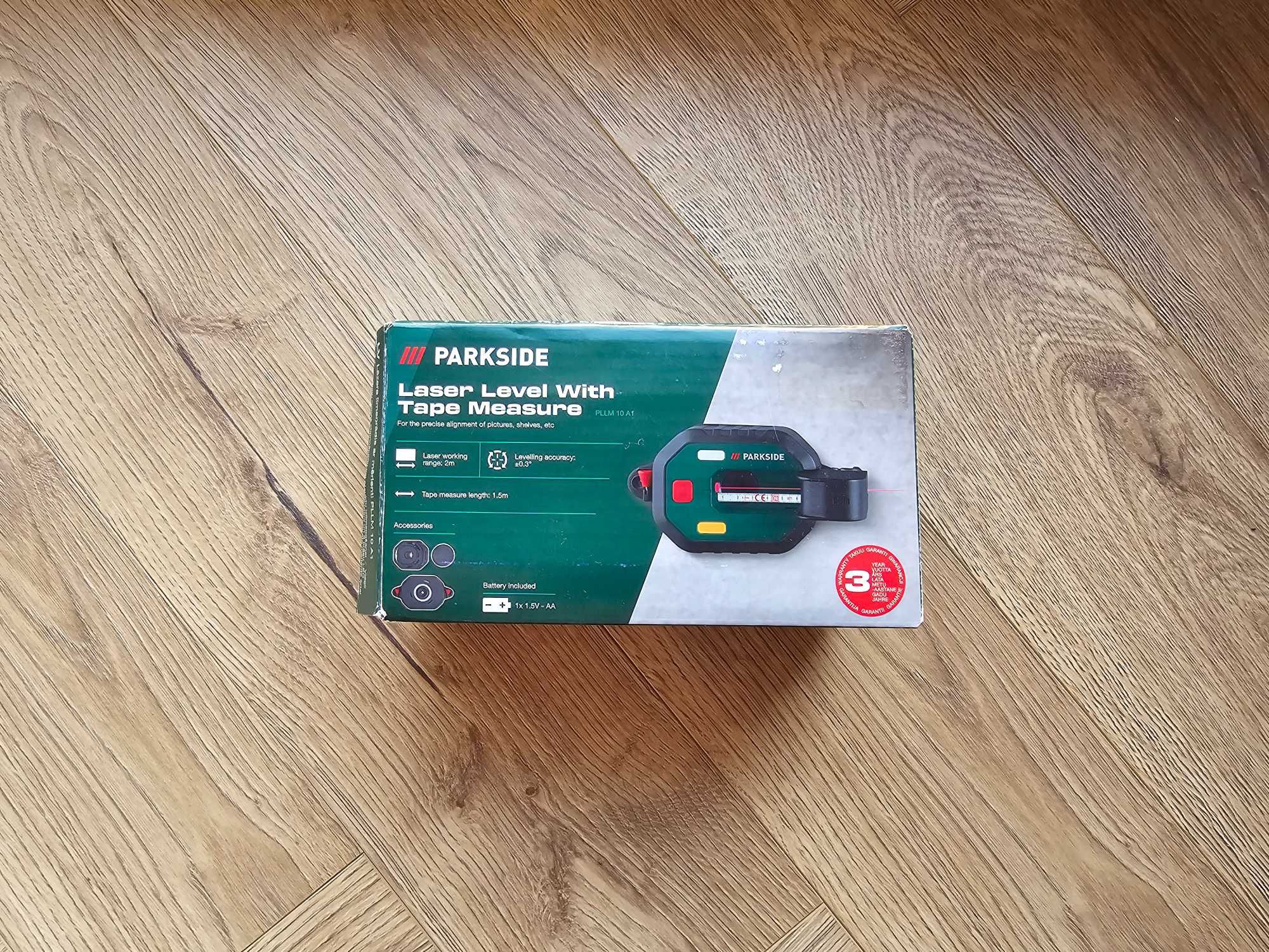 Poziomica laserowa parkside Lidl PLLM 10 A1