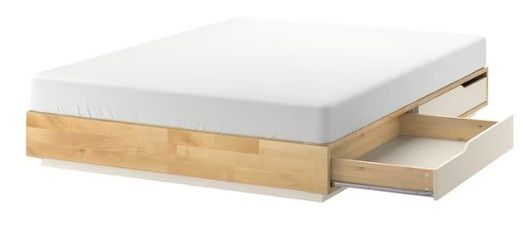 Cama Mandal Ikea com 4 gavetas incluídas