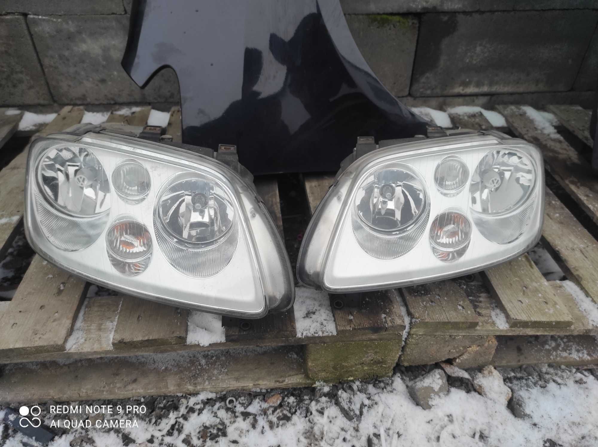 VW Touran LC9X maska zderzak Xenon lampa wzmocnienie błotnik