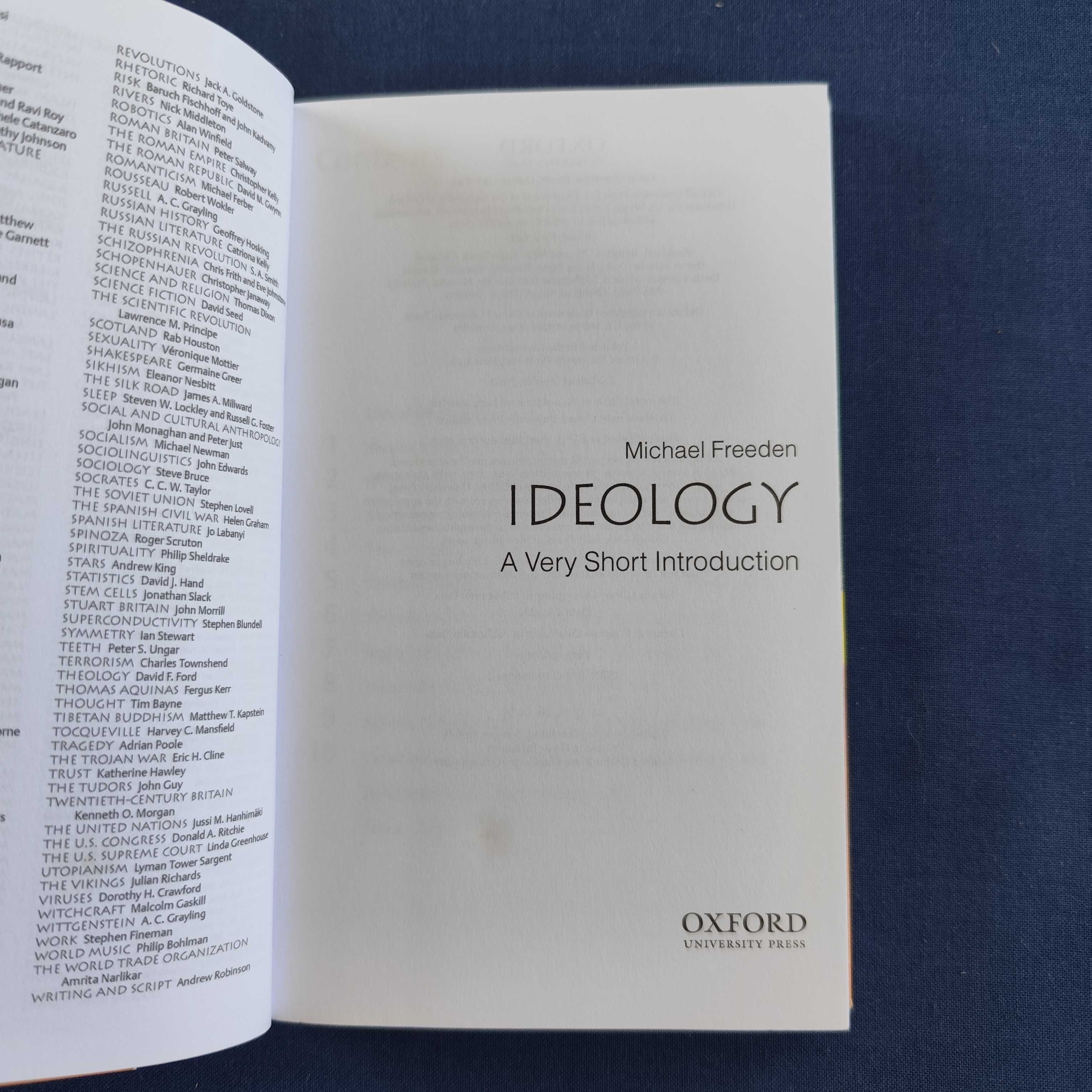 Michael Freeden - Ideology - a very short introduction