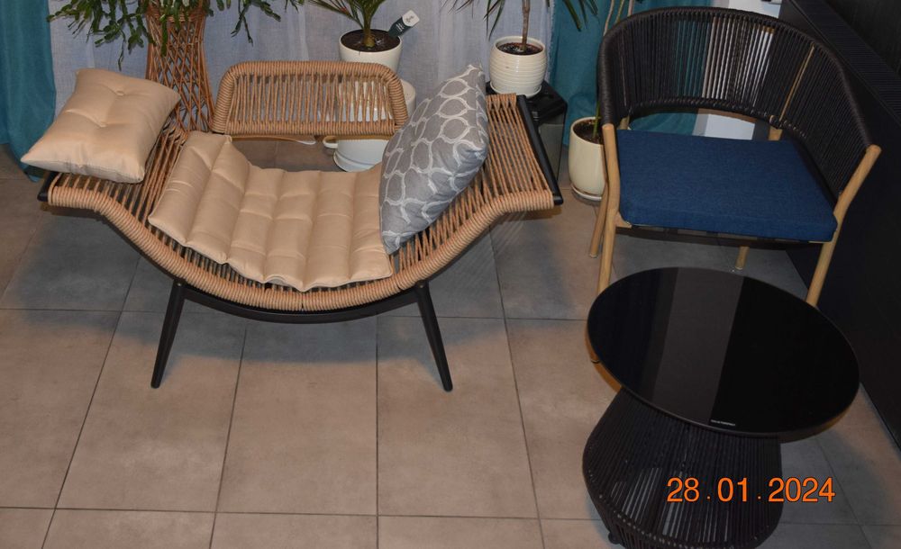 fotel ogrodowy technorattan fotel kokon hustawka bujany fotel tarasowy