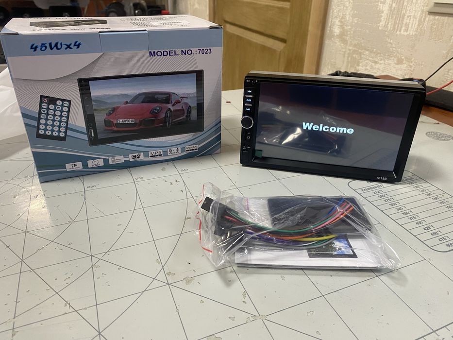 Магнитола 2 Дин USB, Bluetooth, Aux