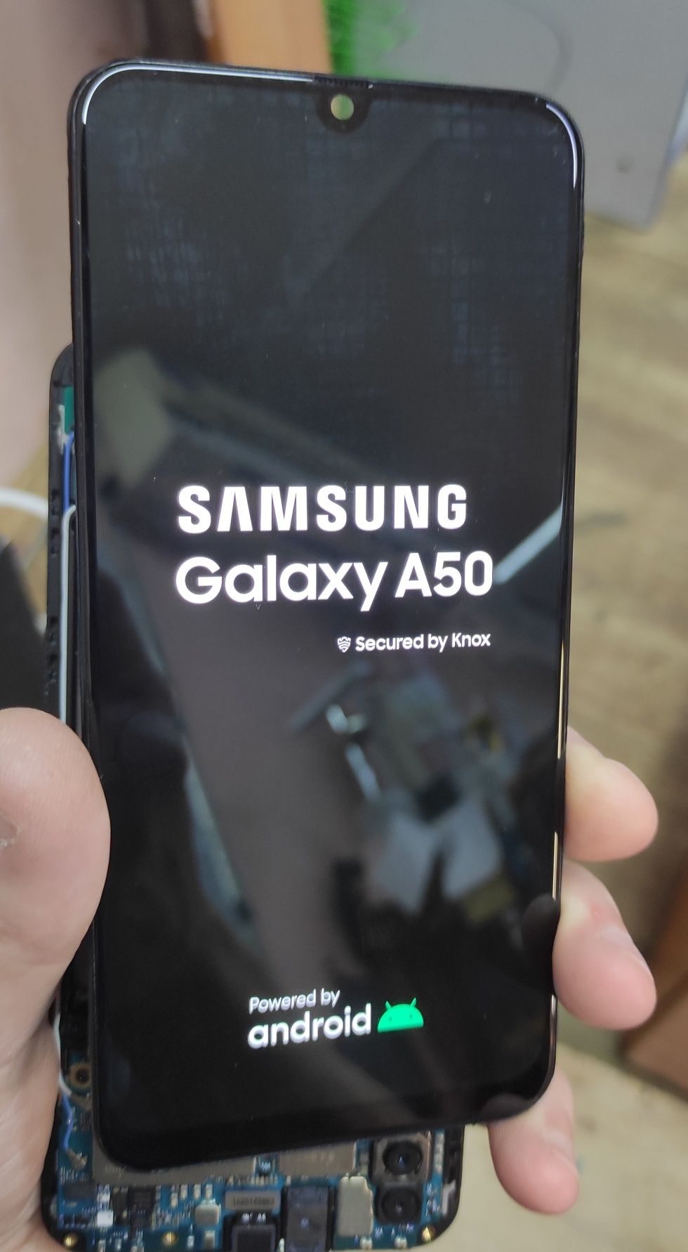 Дисплей Samsung A50 (A505) Service Original в рамке