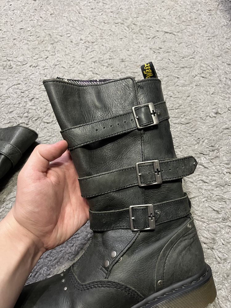 Ботинки Dr Martens Jara Leather Boots(New Rock Buffalo Rick y2k)