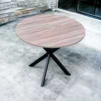 Розкладний круглий стіл у стилі лофт від Korol Workshop