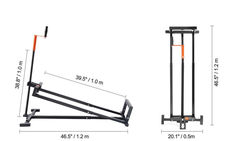 Składany podnośnik lewarek do traktorka quada kosiarki udźwig 400KG