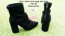 Botins 35 com pequeno defeito
