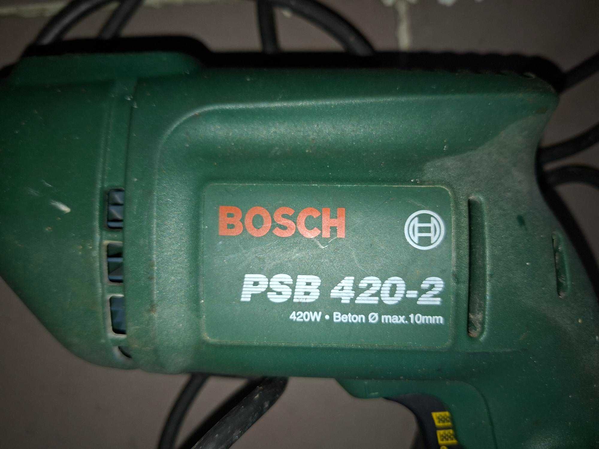 Berbequim Black&Decker PSB 420-2, usado a funcionar