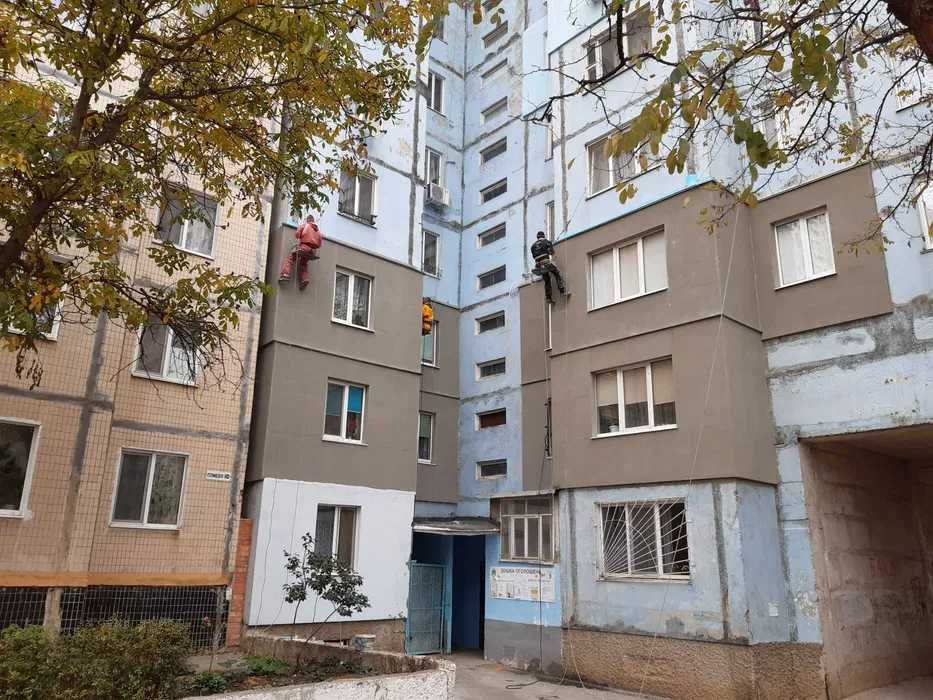 Утеплення ФАСАДІВ, КВАРТИР. Ціна від 700 грн/м² під ключ . В КИЕВІ.