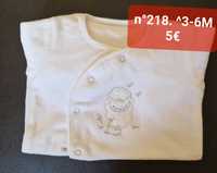 Babygrow bebé branco