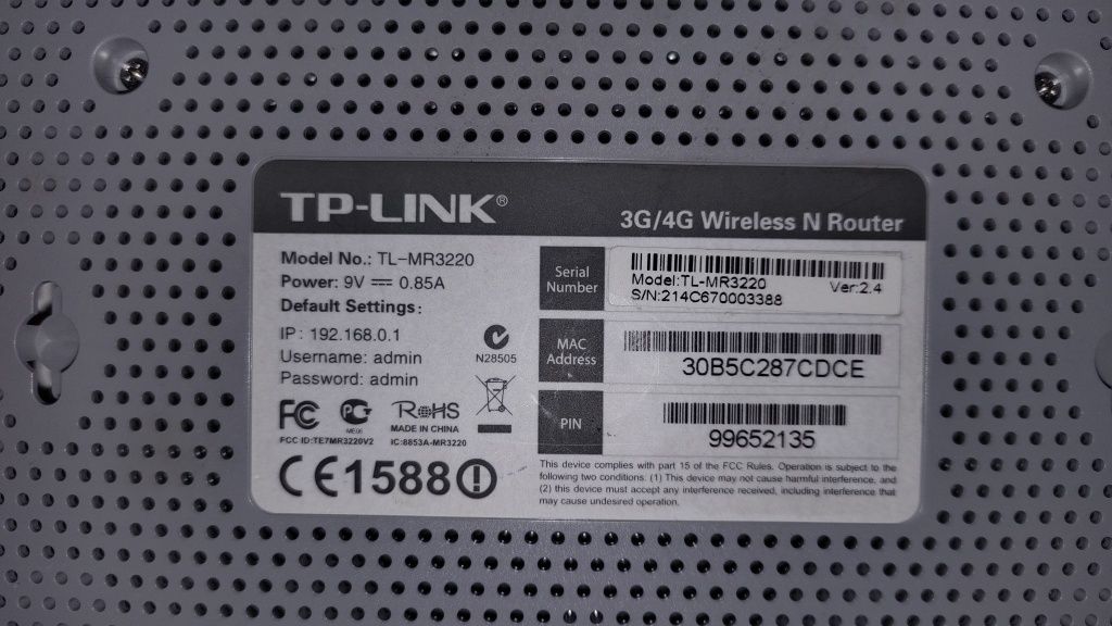 Router 3g/4g TP-Link TL-MR3220