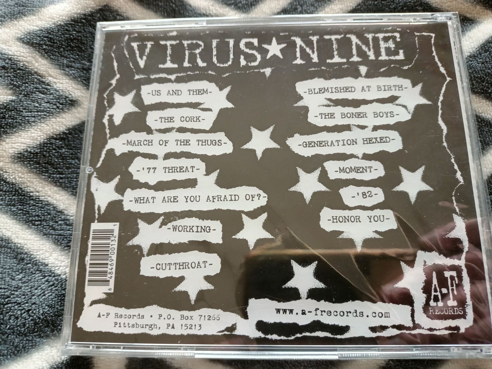 Virus Nine - What Are You Afraid Of? (punk/hc) (nowa w folii)