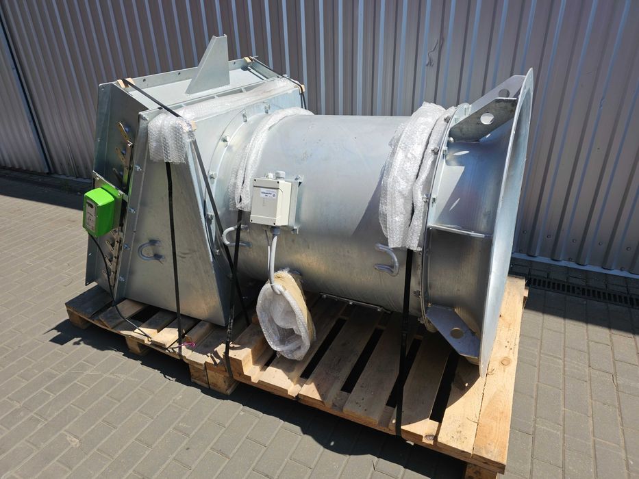 Wentylator przemysłowy halowy z roletą 45/54 kW