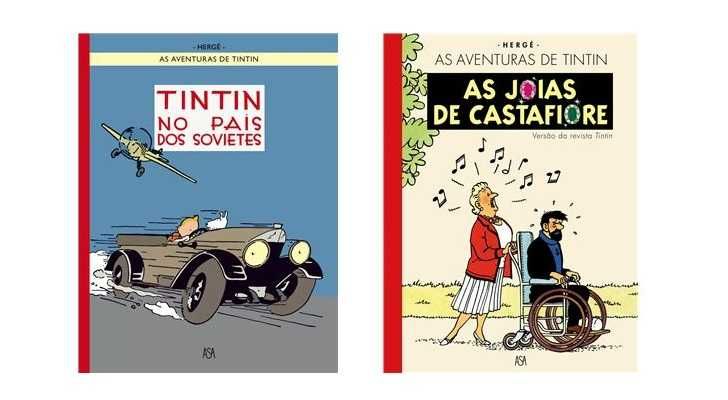 Hergé: Tintin no País dos Sovietes / As Jóias de Castafiore - Desde 8€