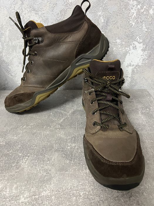 Черевики шкіряні трекінгові зимові ECCO Gore-Tex 100% оригінал