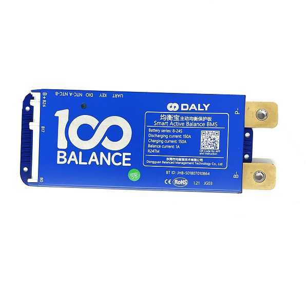 Плати Smart BMS Daly 4-24S, 8-24S + 1А active balancе+BT