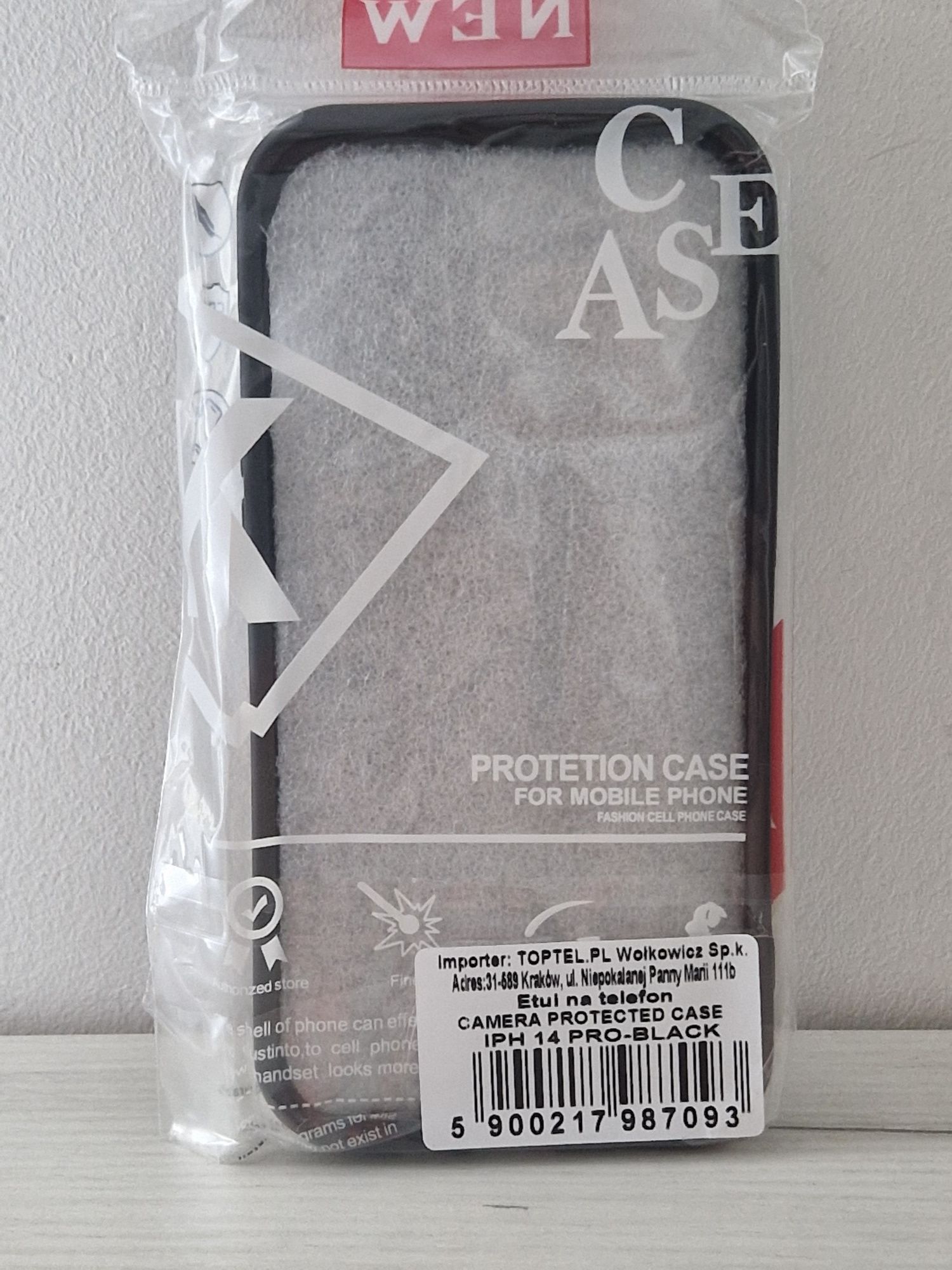 Camera Protected Case do Iphone 14 Pro czarny