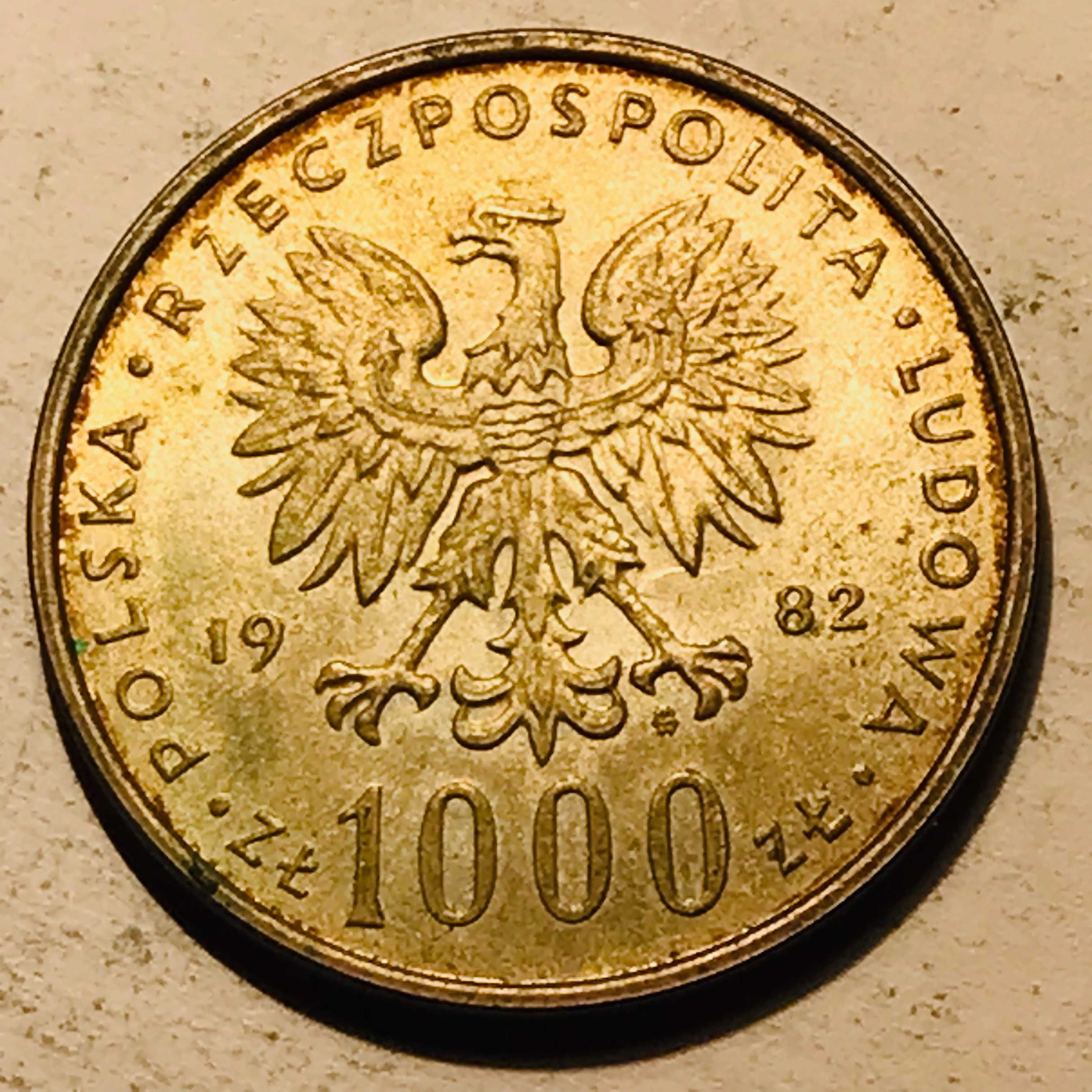 Moneta srebrna 1000 złotych( JAN PAWEŁ II ) - 1982 rok