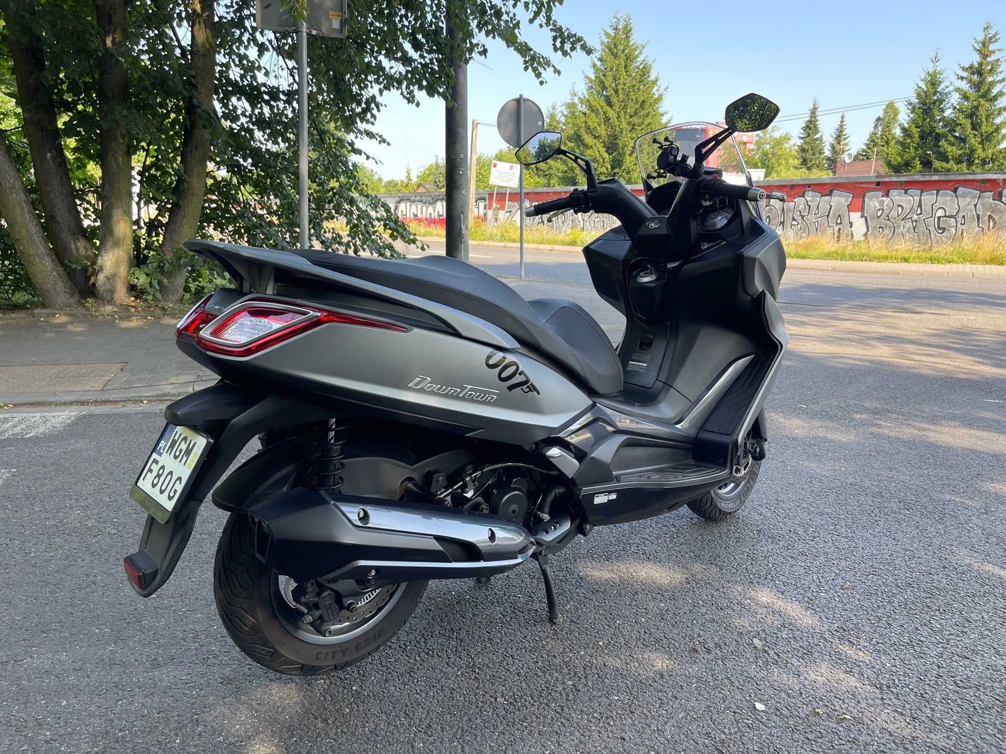 Kymco DownTown 350i/125 szara satyna! Skuter do miasta i poza nie !!