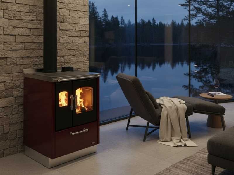 Kuchnia na drewno Westfalka Cadel Smart 60 6kW piecokuchnia ECODESIGN