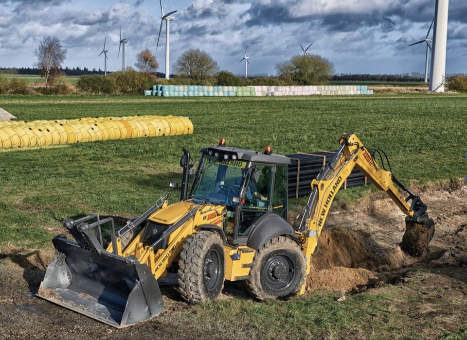 Usługi koparko ładowarka ziemne wykopy fundamenty koparka wywrotka
