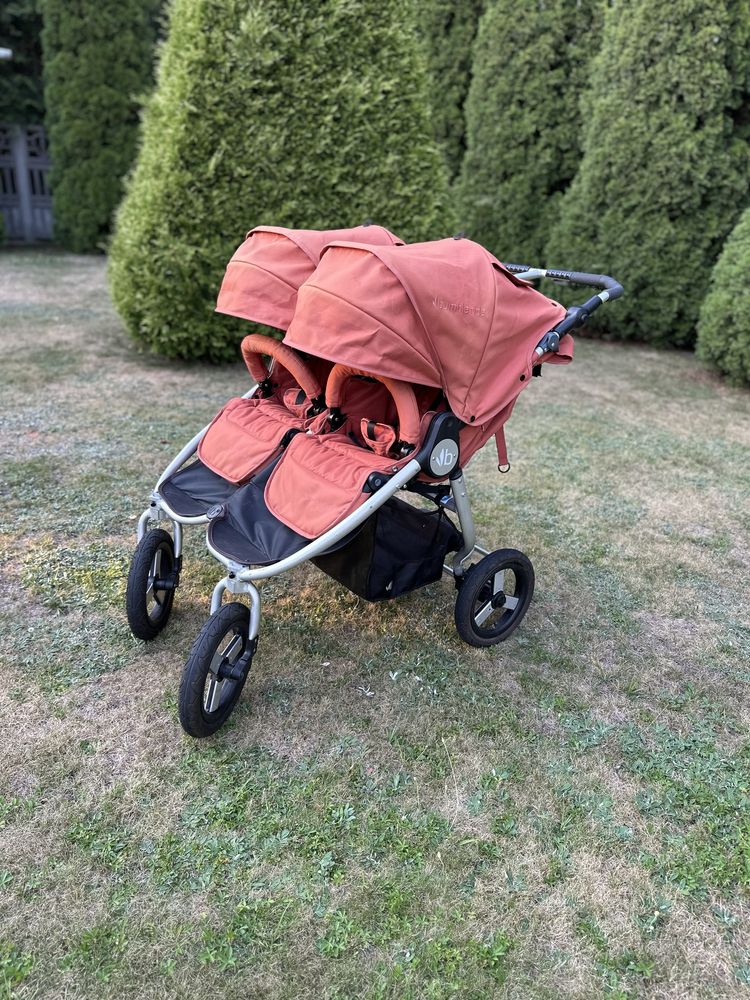Wózek bumbleride indie twin blizniaczy, rok po roku