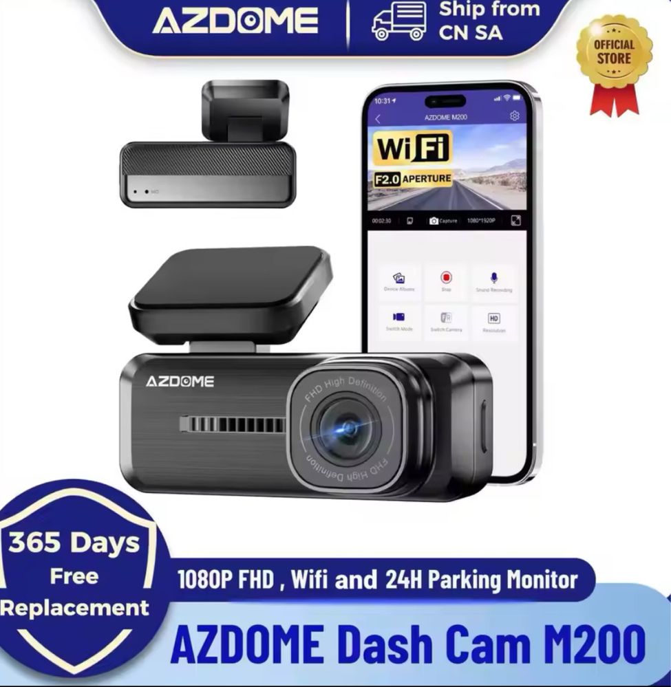 Видеорегистратор Azdome M27 и M200