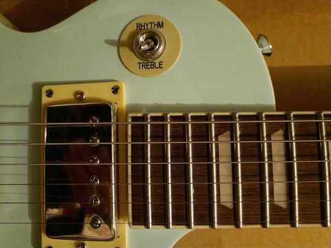 Epiphone Power Plays Les Paul Ice Blue  3/4 - nowa