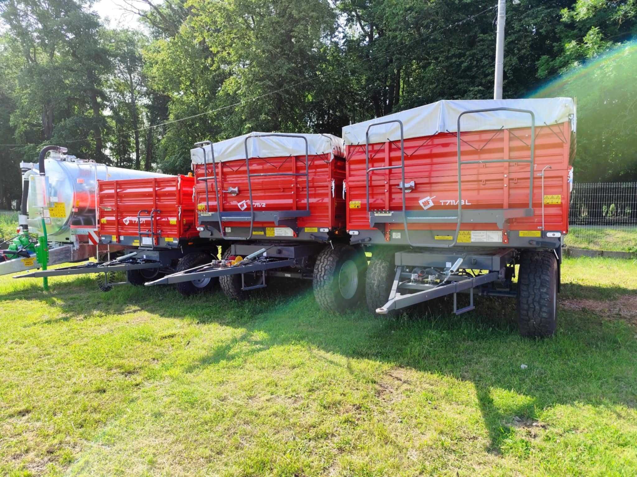 Przyczepa rolnicza T711/3 12 ton Metal Fach