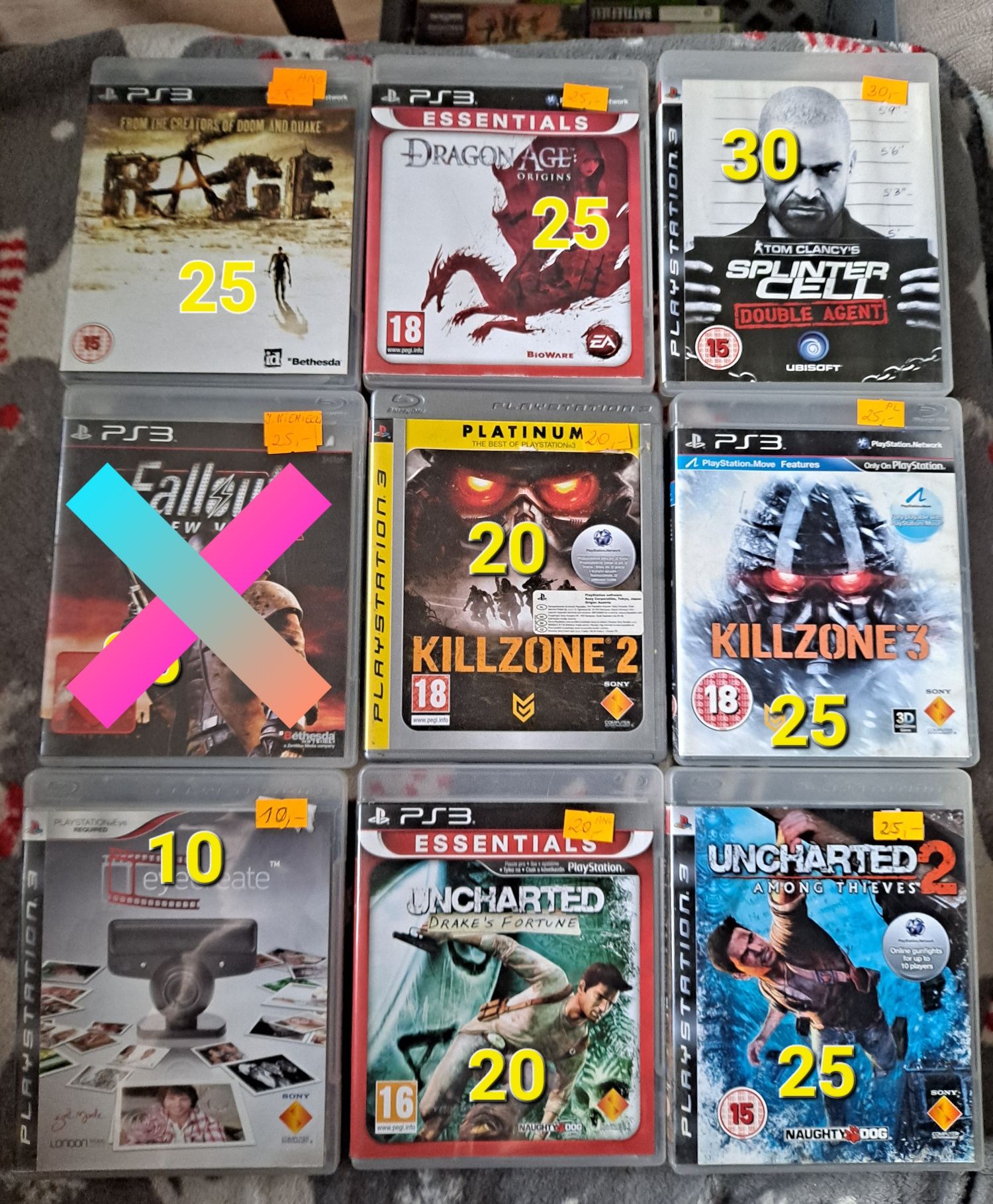 Gry na ps3, eyepet, wrc,battlefield