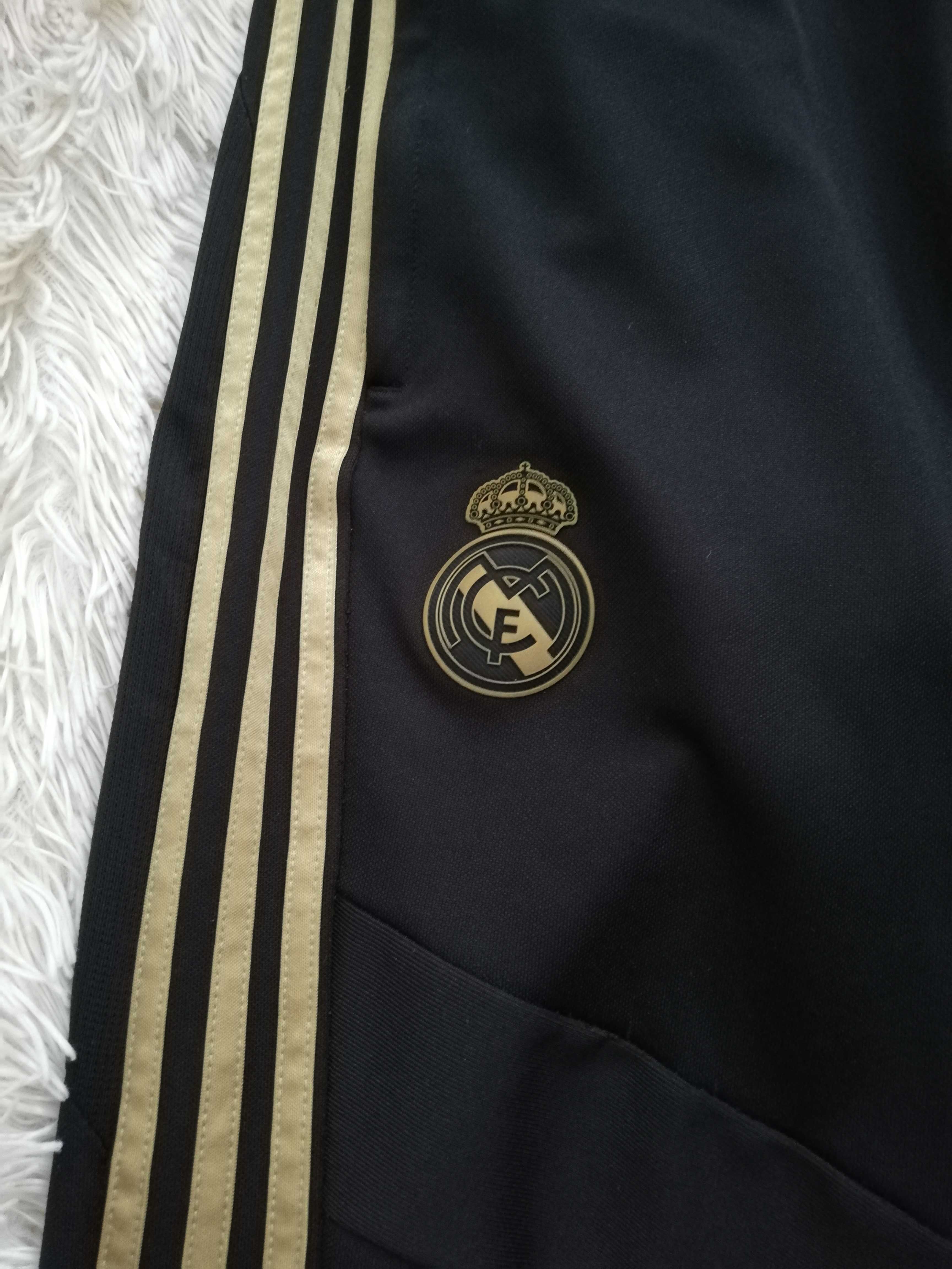 spodnie FC Real Madryt S 36 black gold spodnie adidas czarne s 36