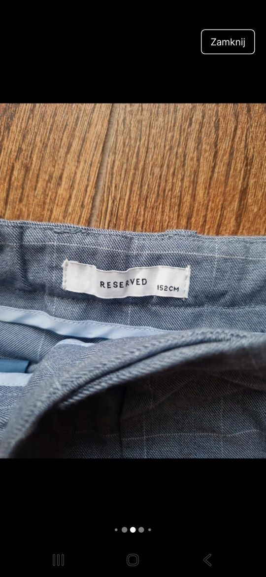 Spodnie resverd 152
