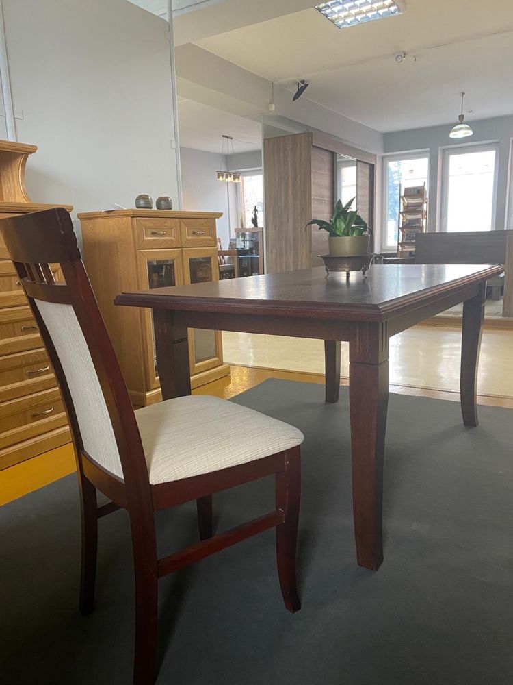 Stół dębowy rozsuwany dl 160szer/szerokość 90cm/wkład 50cm