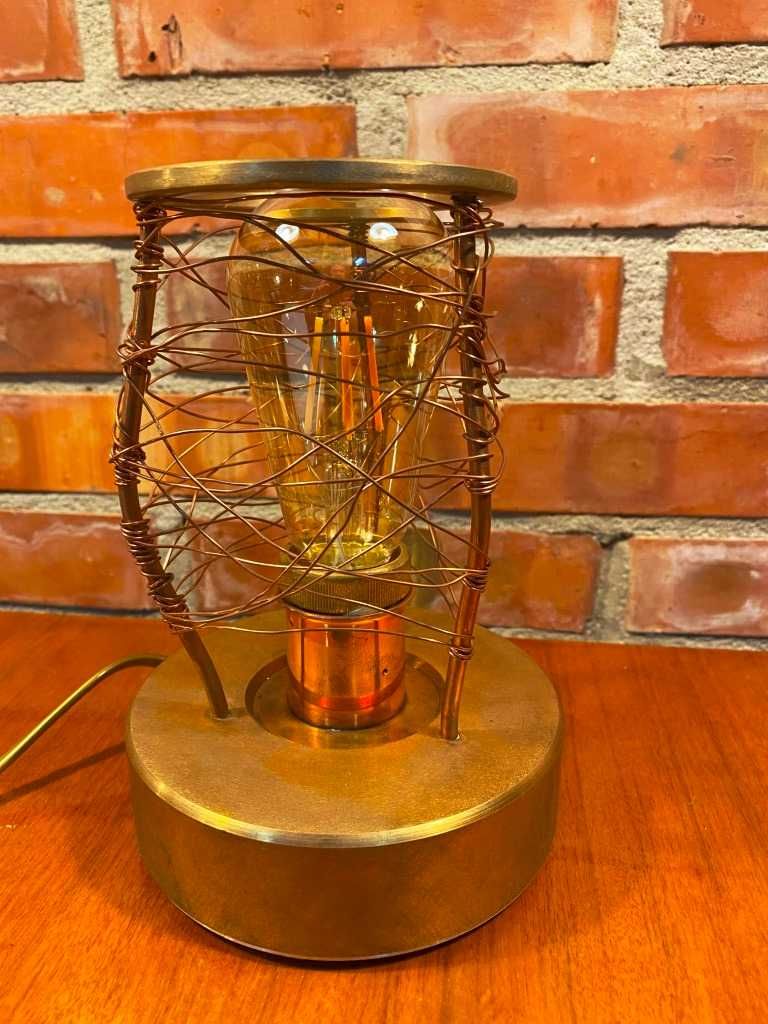 Lampa handmade, industrialna, retro, antyk.