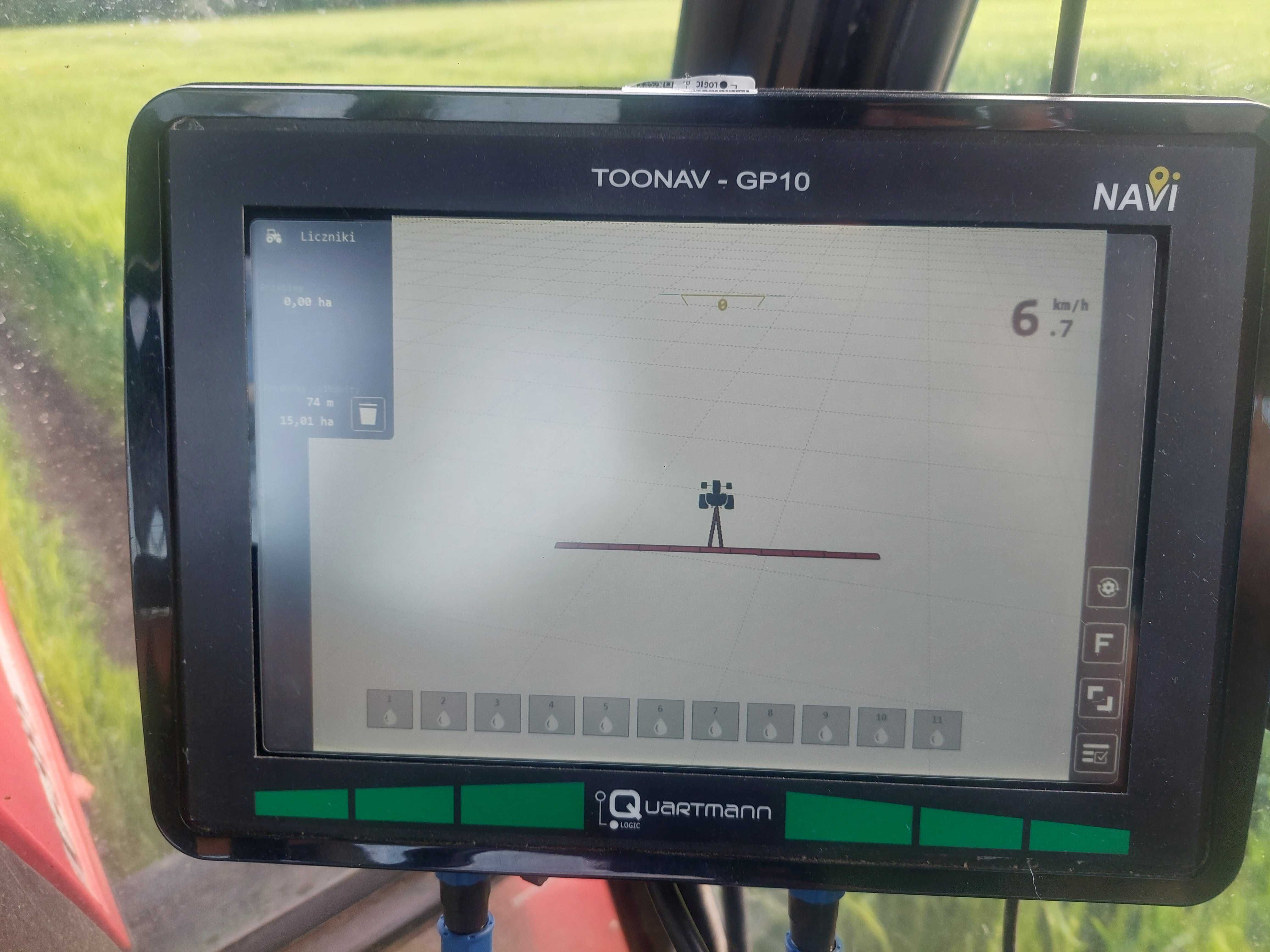 Nawigacja rolnicza; komputer 13 *SEKCJI*  do opryskiwacza RTK GPS