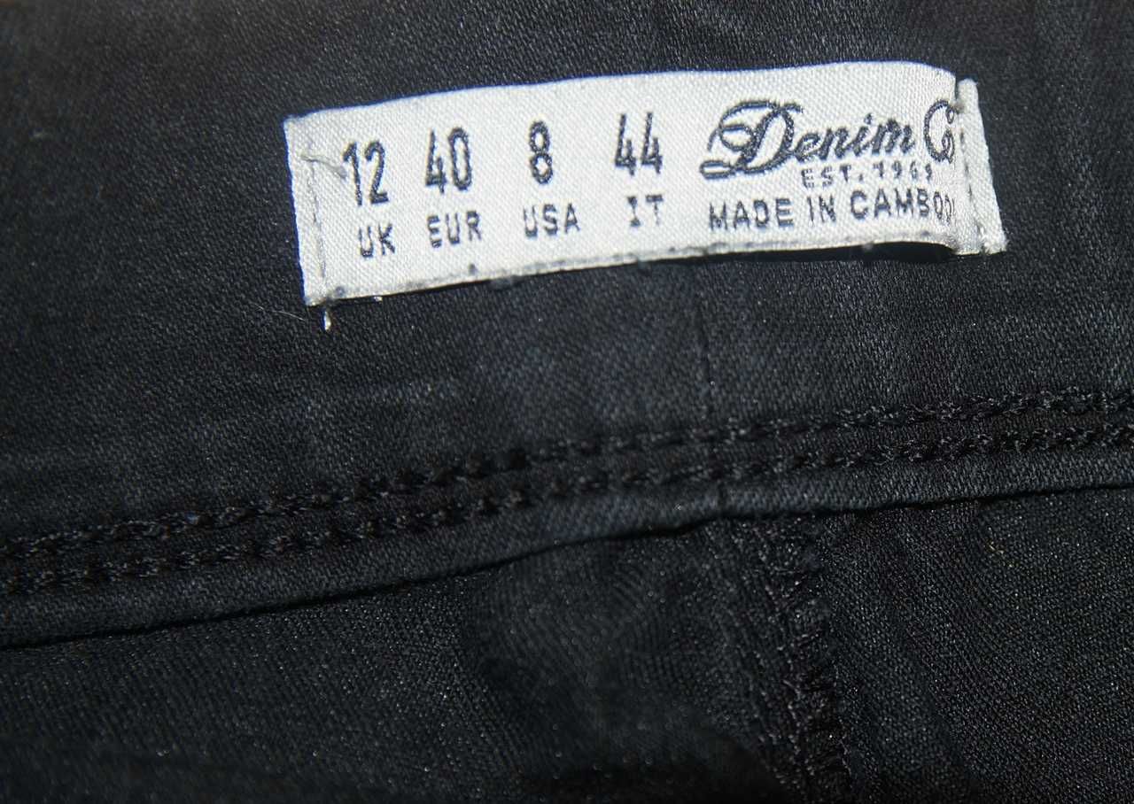 DENIM Damskie spodnie rurki  [40]
