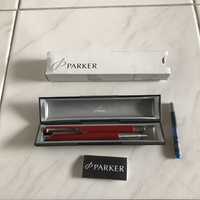 Zestaw prezent PARKER Vector 01 czerwone pióro i długopis twist box