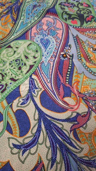 Sukienka hipiska, lata 80-te, zabawa