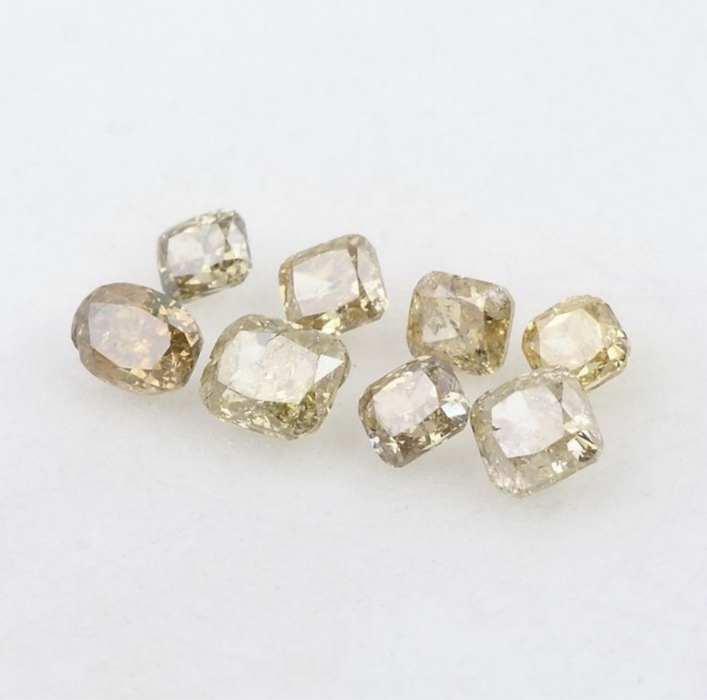 8 pcs Diamantes - 1.06 ct - Almofada, Oval - SI - I AIG (IT)