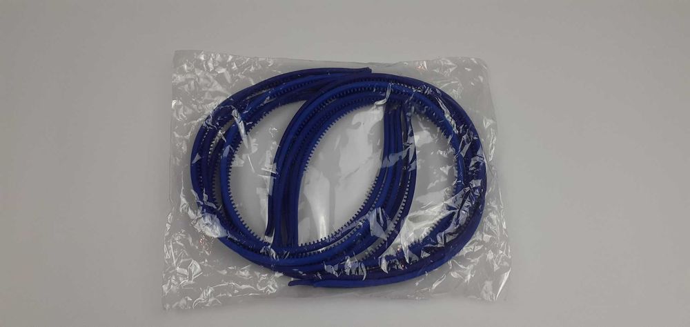 opaski do włosów granatowe - 12 sztuk