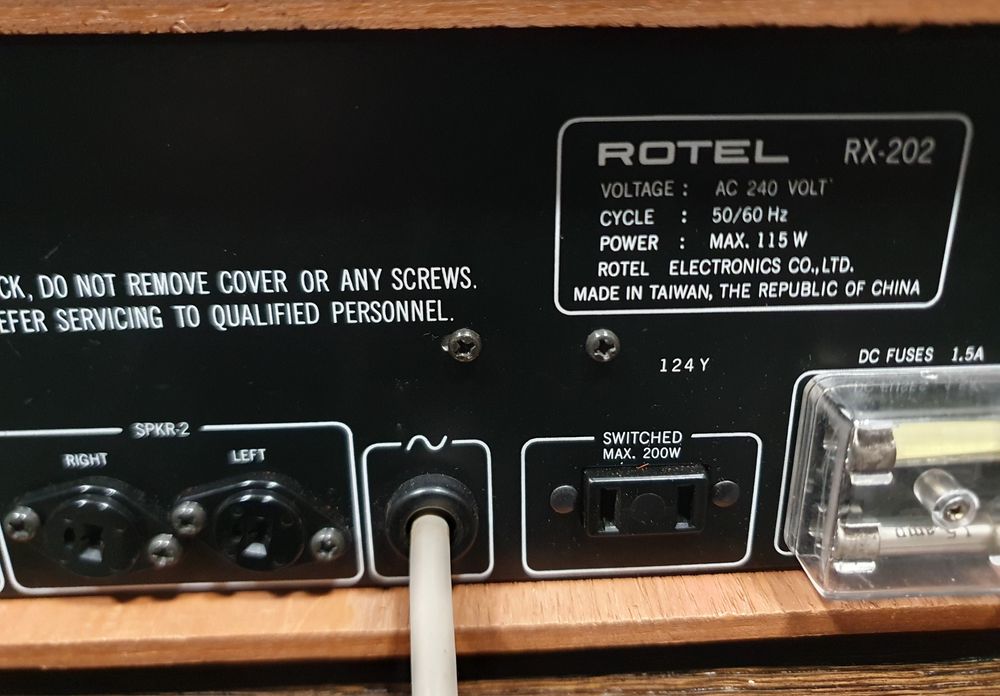 Rotel RX-202 amplituner Vintage
