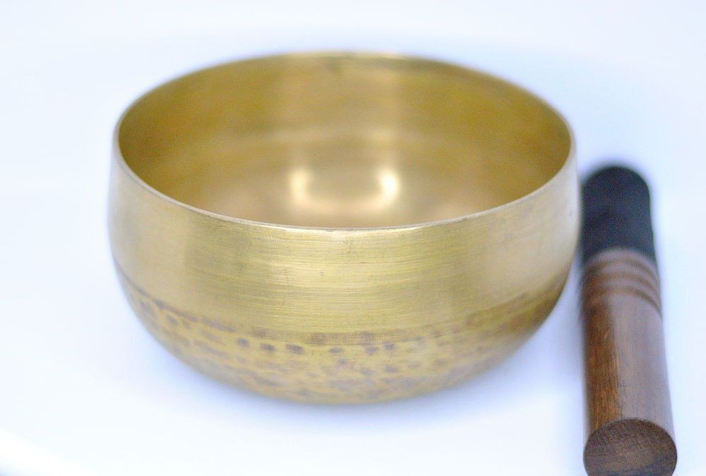 Тибетська співоча чаша ручної роботи Старовинна Ремуна 15см Медитація