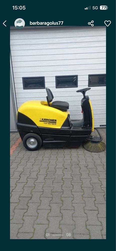Zamiatarka karcher 100/100 R