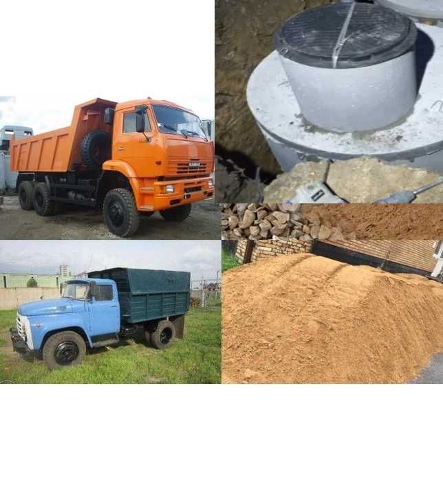 Днища=КОЛЬЦА=бетонні круги під ключ септик послуги маніпулятор кільця