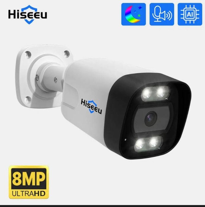 Ip Камера hisseu 8 mp.