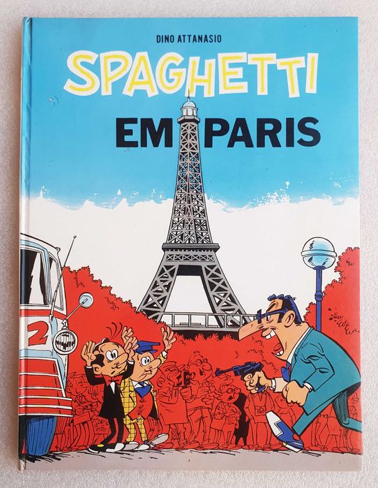 Álbum de BD ~ "SPAGHETTI em PARIS" ~ Capa Dura ~ Distri ~ RARO