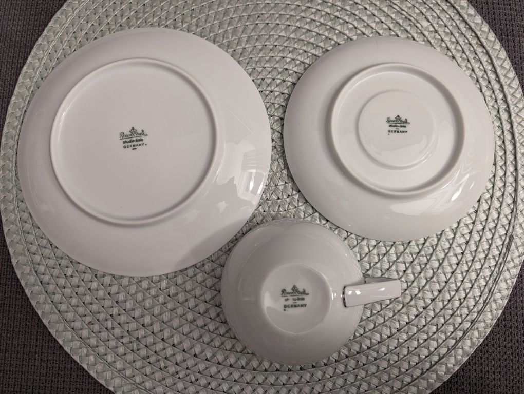 Rosenthal Tac Gropius Platin Nowe Trio do Herbaty