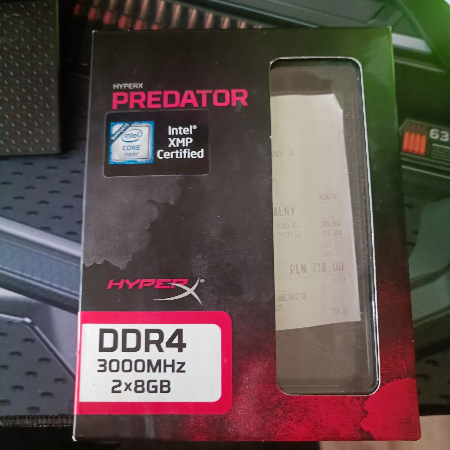 HyperX Predator DDR4 2x8gb(16gb) 3000MHz CL15