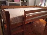 Łóżko z drabinką 90x200 stan bdb bez materaca